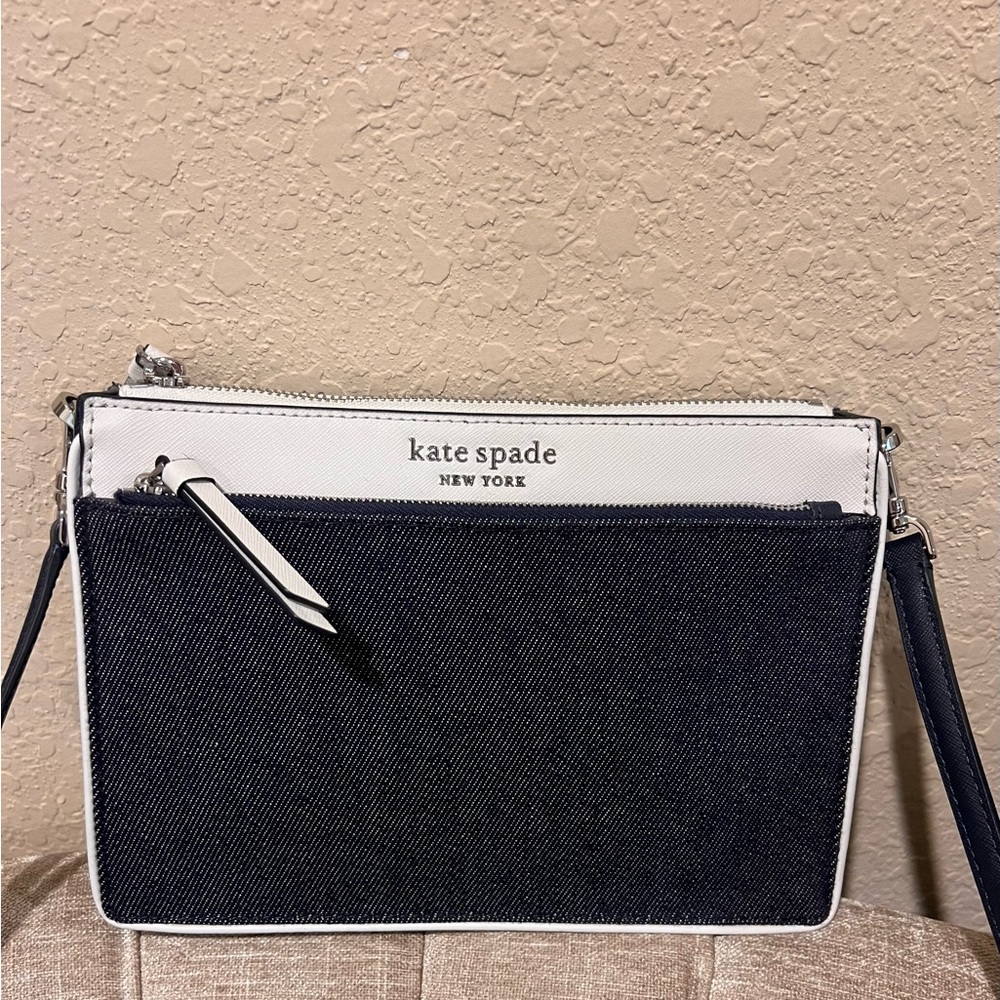 Blue denim Kate Spade Bag